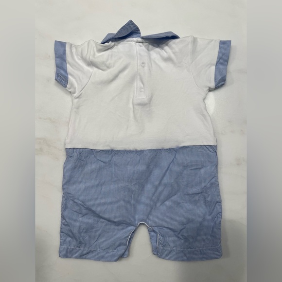 Kissy Kissy Easter boys romper/Jon Jon 6-9 mos - Picture 3 of 3